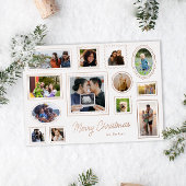 Wit Afbeelding Lijst Galerij Muur Multi-Photo Folie Feestdagenkaart