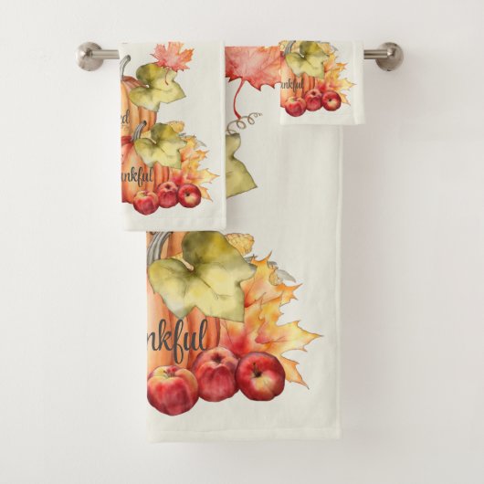 Wit afscheiden: gelukkig, onbeschoten handdoekset bad handdoek (Insitu)