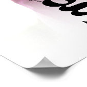 Wit Afstuderen Foto Zwart Typografie Minimalist Poster (Hoek)