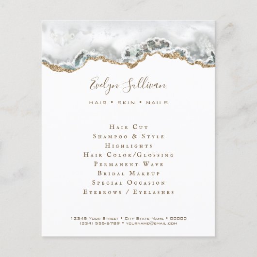 wit agaat flyer (Voorkant)