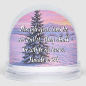 Wit als sneeuw - sneeuwbol (Voorkant)