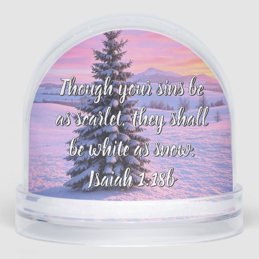 Wit als sneeuw - sneeuwbol (Voorkant)