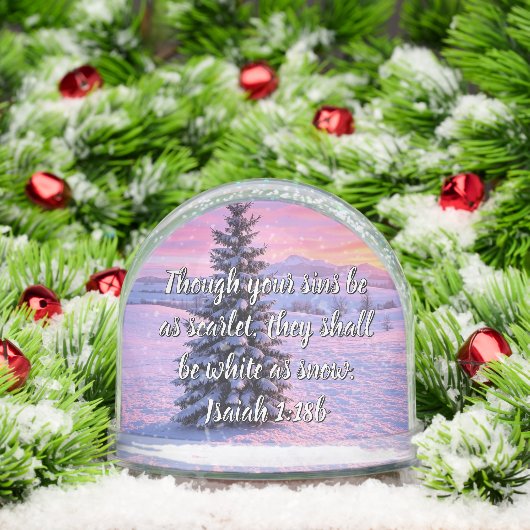 Wit als sneeuw - sneeuwbol (Kerstmis)