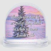 Wit als sneeuw - sneeuwbol (Achterkant)