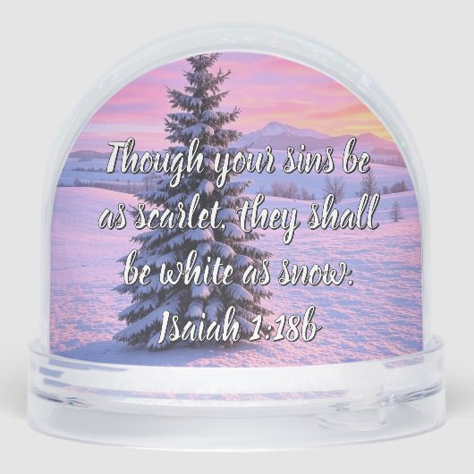 Wit als sneeuw - sneeuwbol (Achterkant)