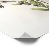 Wit Alyssum Bloemenkunst Print Poster (Hoek)