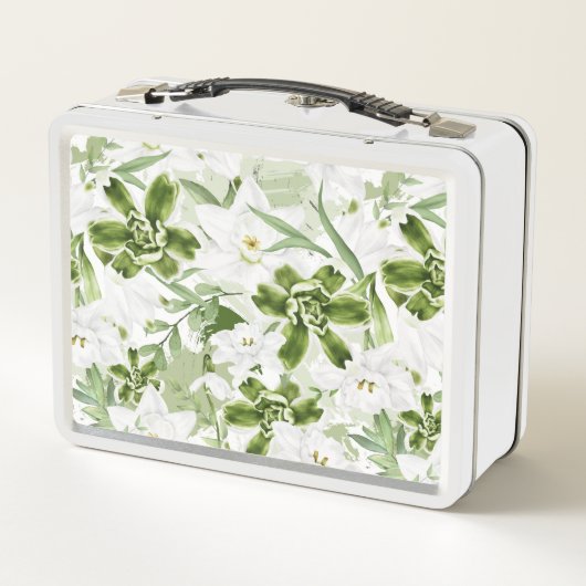 Wit Aquarel Bloemen 2 (Achterkant)