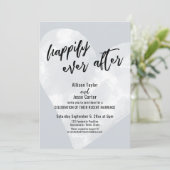 Wit Aquarel Hart Gelukkig Tot Het Einde Der Tijden Kaart (Staand voorkant)