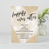 Wit Aquarel Hart Gelukkig Tot In De Eeuwigheid Jut Kaart (Staand voorkant)