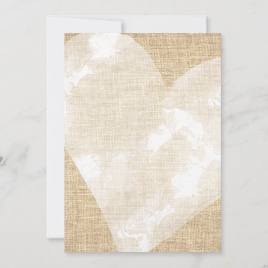 Wit Aquarel Hart Gelukkig Tot In De Eeuwigheid Jut Kaart (Achterkant)