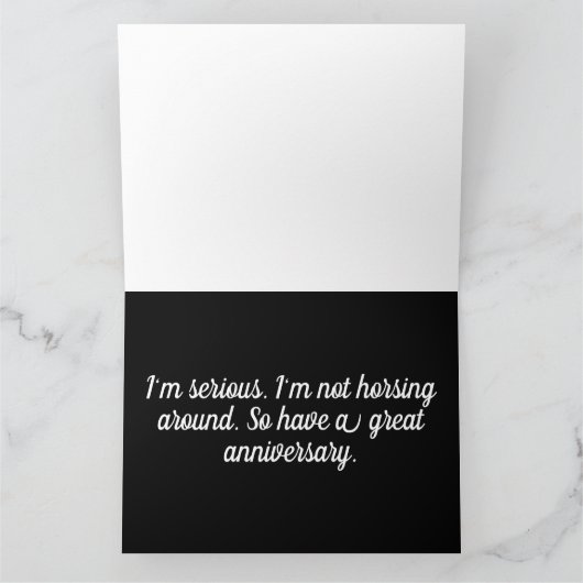 Wit Arabisch Paard met pet en klompen Kaart (Binnen)