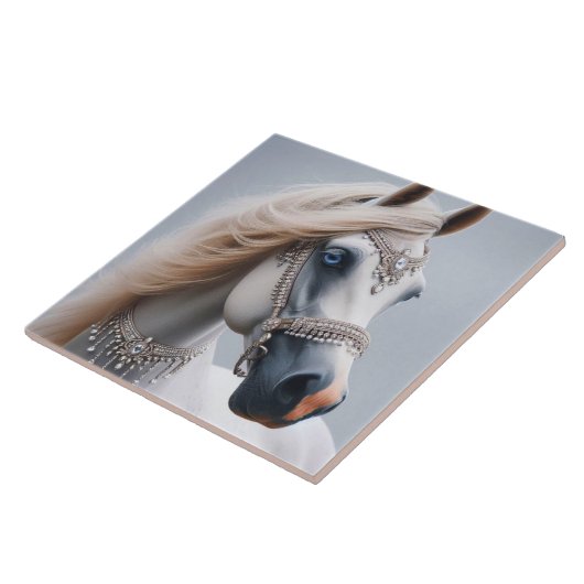 wit arabisch Show Tegeltje (Zijkant)