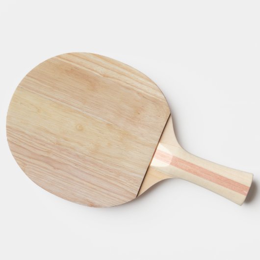 wit ashout tafeltennisbatje (Zijkant)