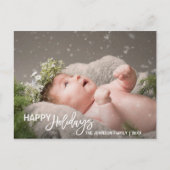 Wit Baby eerst | voegt prettige feestdagen (Voorkant)