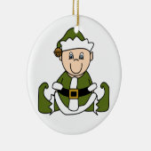wit Baby elf Ornament (Rechts)