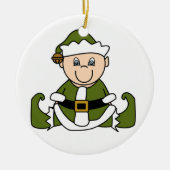  wit Baby elf Ornament (Voorkant)