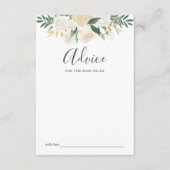 Wit Baby shower advies (Voorkant)