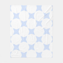 Wit & babyblauw pastelkleurig sterrenpatroon ontwe