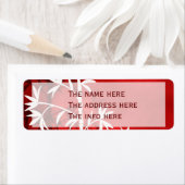 Wit bamboe rood etiket (Insitu)