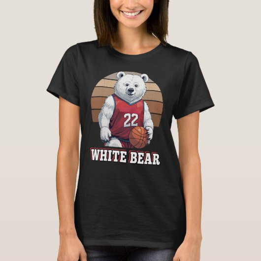 WIT BEER BASKETBAL T-SHIRT (Voorkant)