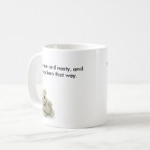 wit beer koffiemok (Voorkant links)