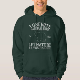 Wit beer, Yosemite nationaal park buiten Hoodie