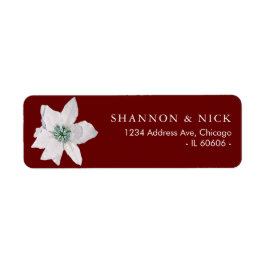 Wit-bericht met kerstretour in witte letters etiket