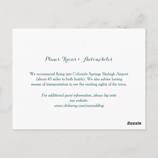 Wit-Berichten Berichten Enclosure Briefkaart (Achterkant)