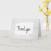 Wit Berkenboom Ontwerp Bedankkaart Kaart (Gele Bloem)