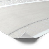 Wit betonbouwmuur poster (Hoek)