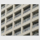 Wit betongebouw overdag cadeaupapier (Vlak)