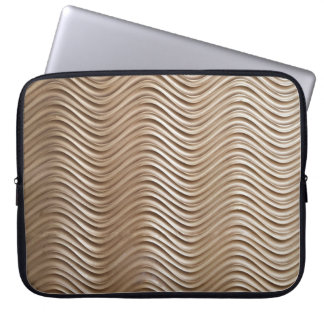 Wit betonhoogbouw laptop sleeve