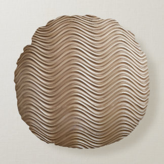 Wit betonhoogbouw rond kussen