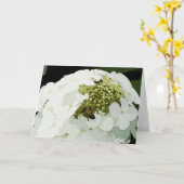 Wit bijen op het werk kaart (Gele Bloem)