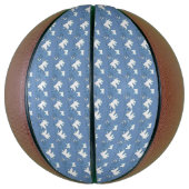 Wit blad uniek basketbal (Verticaal)