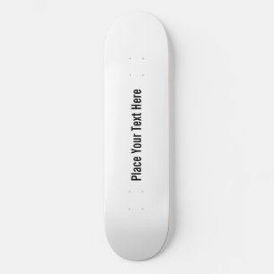 Wit blanco aanpassen skateboard