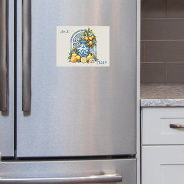 Wit Blauw Amalfi Keramische Citroenen Italië Magne