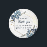 Wit Blauw Bloemen Lijst Dank u bruiloft gunsten Magneet<br><div class="desc">Wit Blauw Bloemen Lijst Dank u Bruiloft gunsten Gepersonaliseerde bruiloft gunsten Magnet Voor Gasten als dank u voor het komen op bruiloft dit ontwerp is gemakkelijk aangepast en gepersonaliseerd door het toevoegen of wijzigen van de tekst</div>