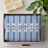 Wit Blauw Bot Inleg Stippen Decoupage Papier (Geschenk)