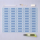 Wit Blauw Bot Inleg Stippen Decoupage Papier (Craft)