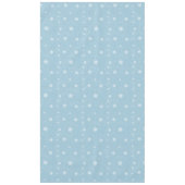 Wit Blauw Daisy Bloemen Tafelkleed (Voorkant)