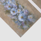 Wit /Blauwe Madeliefjes DBL Tissuepapier (Detail)