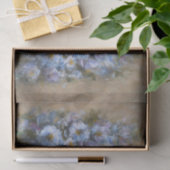 Wit /Blauwe Madeliefjes DBL Tissuepapier (Geschenk)