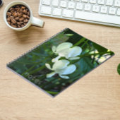 Wit Bloedend Hart Bloemig Notitieboek