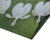 Wit Bloedend Hart Bloemig Snijplank (Hoek)