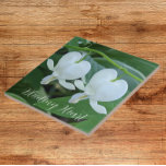 Wit Bloedend Hart Bloemig Tegeltje<br><div class="desc">Voor plant- en tuinliefhebbers! Keramische tegel met een foto-afbeelding van pure,  witte bloedend hart bloeit. Een mooi,  bloemig ontwerp! Selecteer de grootte van uw tegel. Maakt een  keuken trivet!</div>