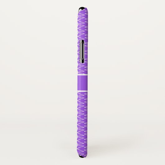 Wit Bloem des Levens Patroon Case-Mate iPhone Case (Achterkant / rechts)