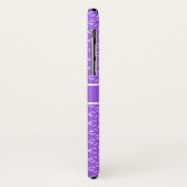 Wit Bloem des Levens Patroon Case-Mate iPhone Case (Achterkant/links)