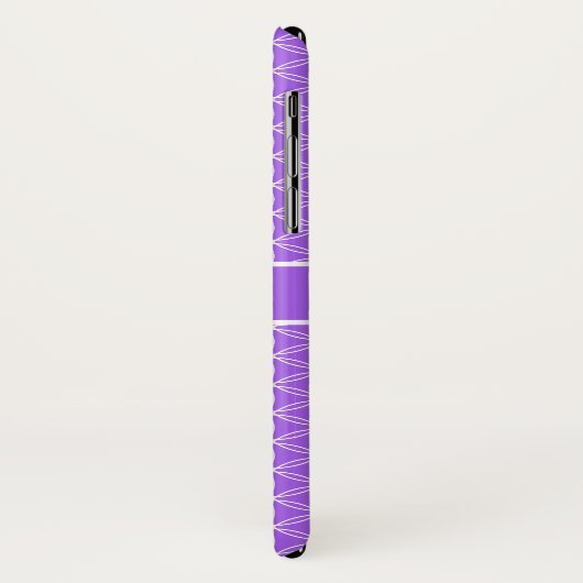 Wit Bloem des Levens Patroon Case-Mate iPhone Case (Achterkant/links)