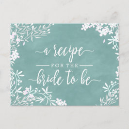 Wit Bloemen elke kleur bruid bruiloft recept Kaart